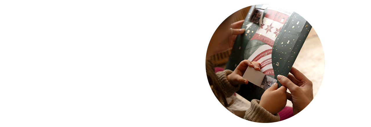 Calendrier de l'Avent personnalisé