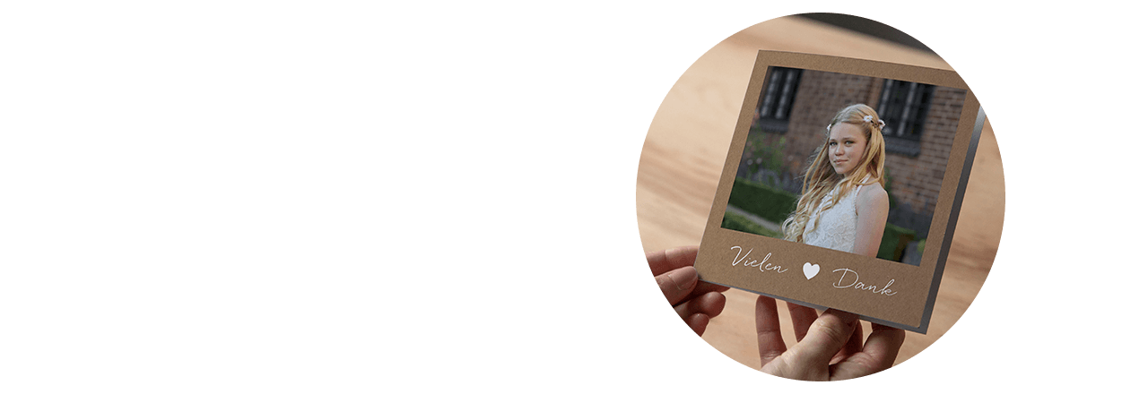 Danksagungen zur Jugendweihe online gestalten