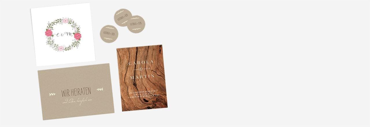 Rustikale-und-natuerliche-Hochzeitseinladungskarten