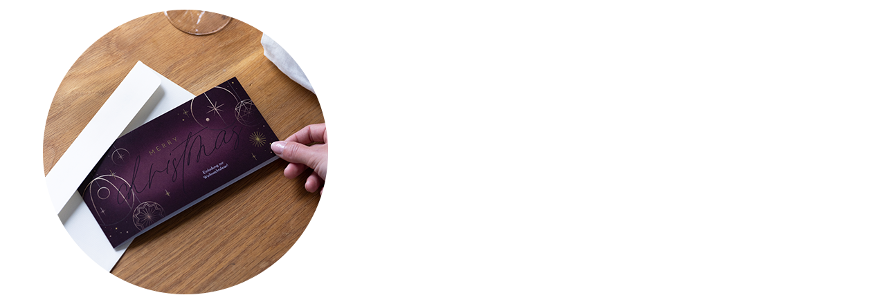 Einladung zur Weihnachtsfeier für Kollegen und Mitarbeiter