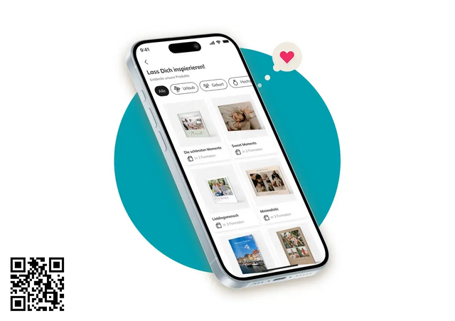 Fotobücher in der app gestalten