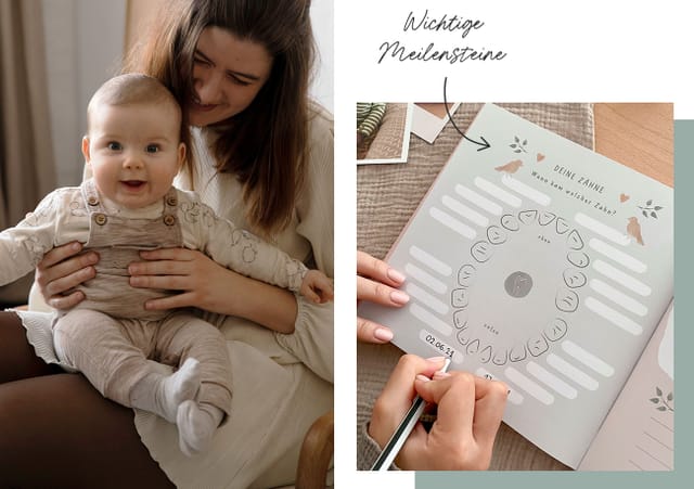 Erinnerungen Babytagebuch
