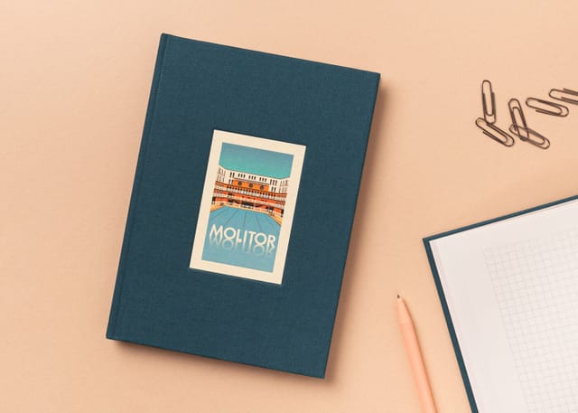 Carnet personnalisé tissu Molitor