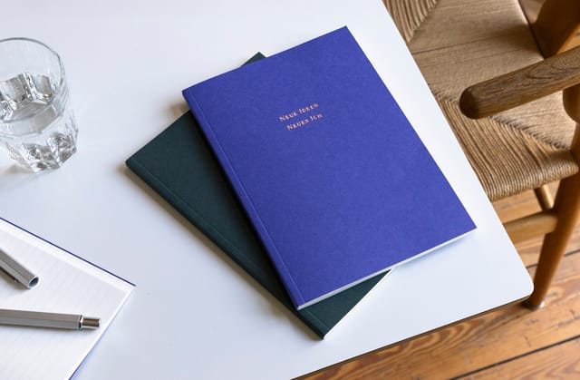 Notizbuch Softcover veredelt