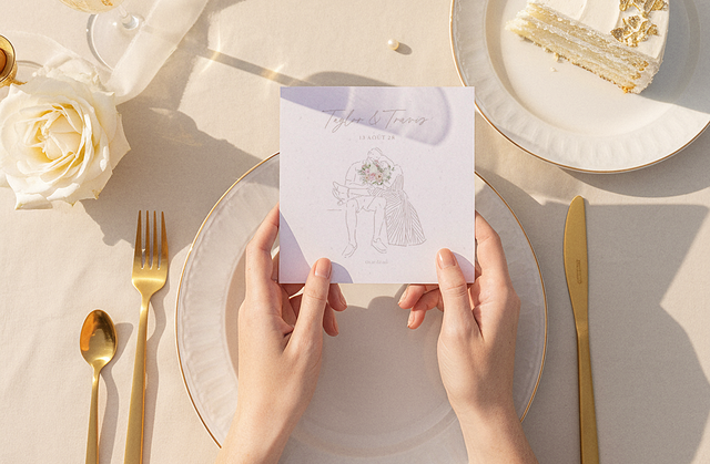 From Lover to Forever Hochzeitseinladung