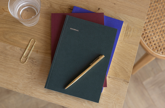 softcover notebook