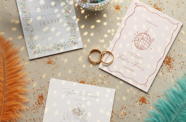 From Lover to Forever Hochzeitseinladung