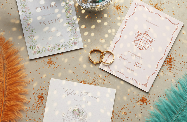 From Lover to Forever Hochzeitseinladung