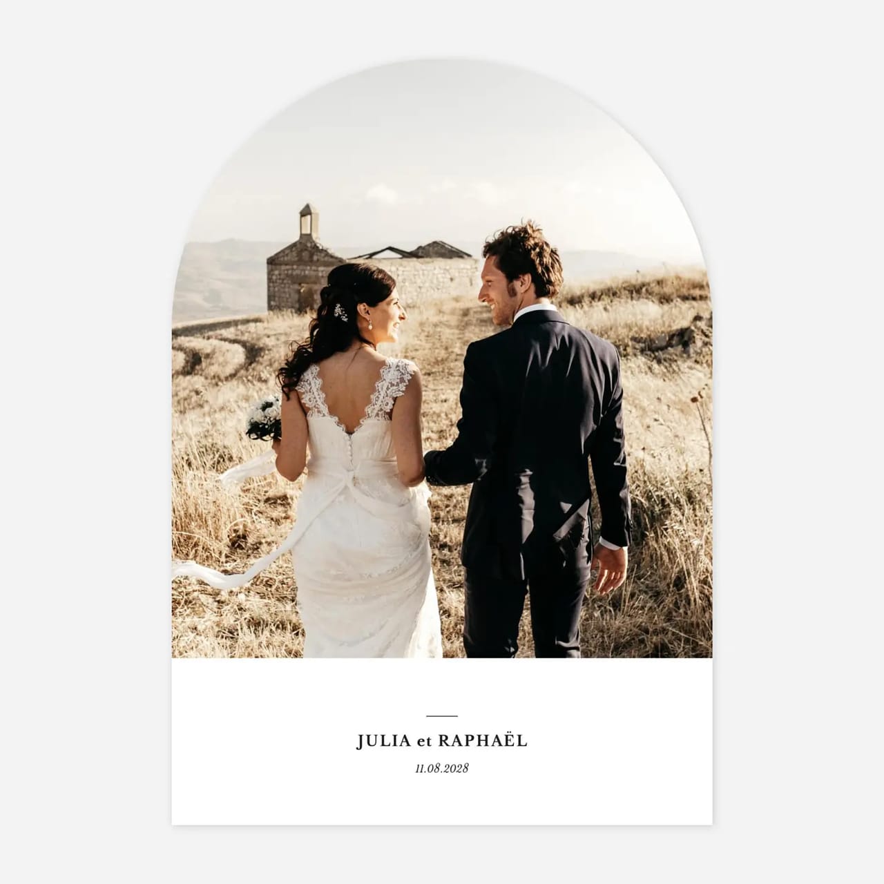 Carte remerciement mariage Tout simplement