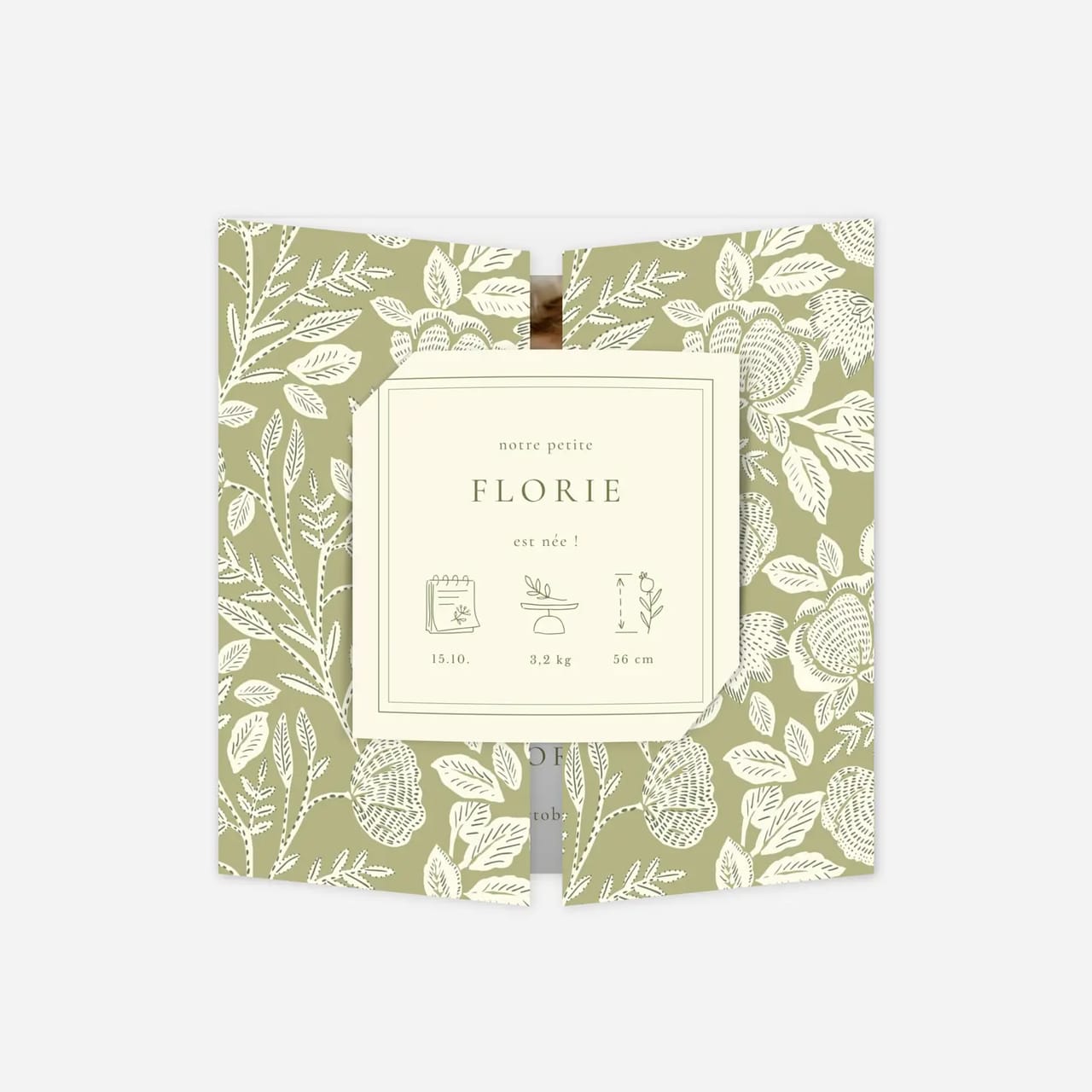 Faire-part de naissance Matin