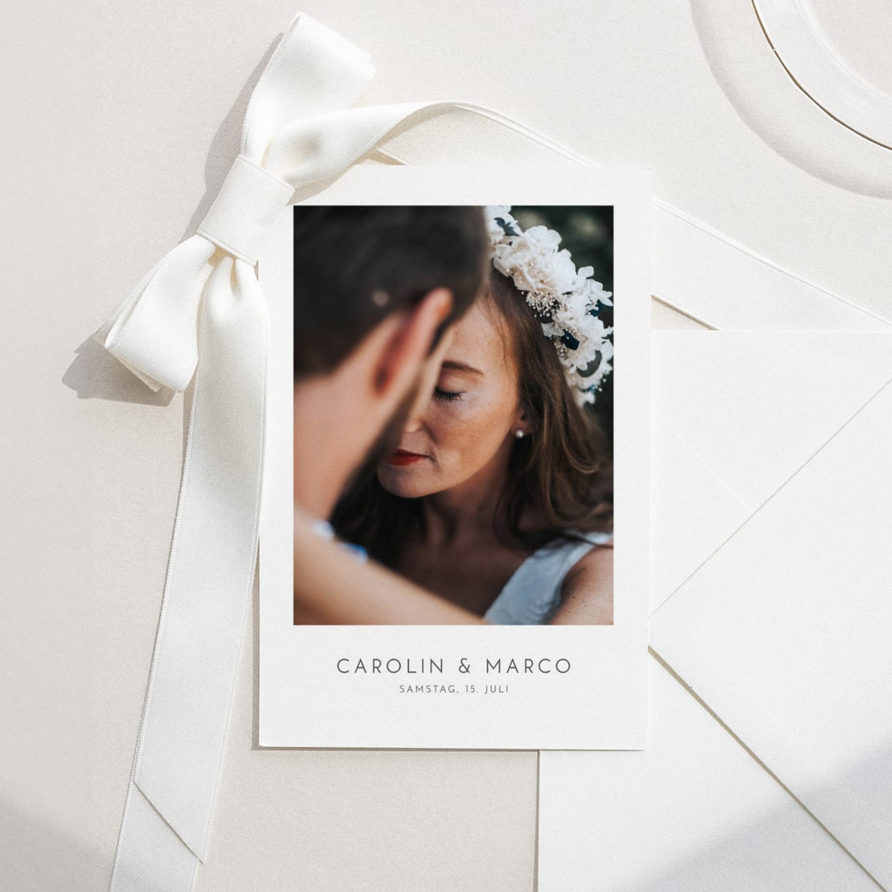 Hochzeitseinladung "Elegant Foto"