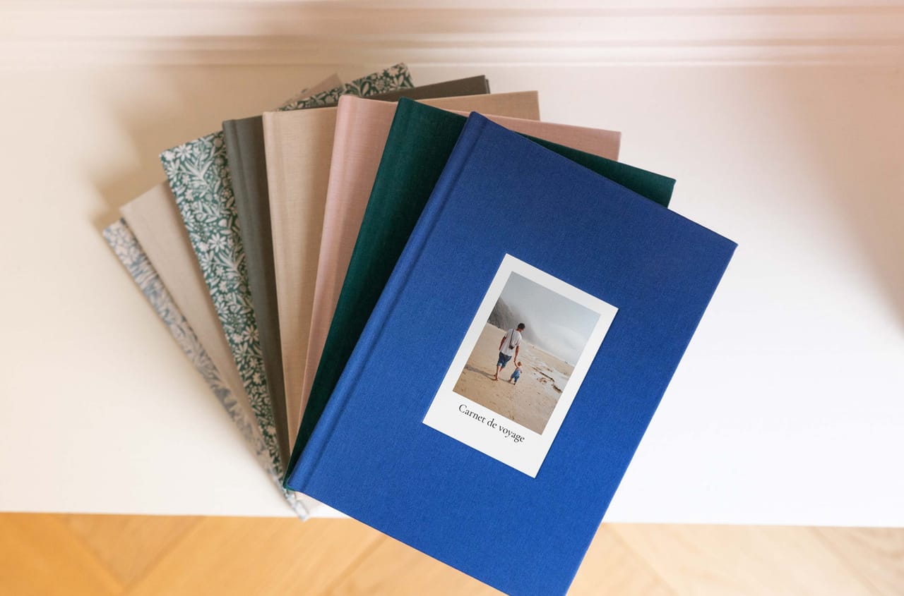 Carnet tissu photo