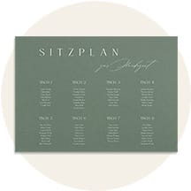 Querformat Beispielbild für Sitzplan im Querformat