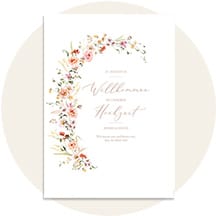 Hochformat Willkommensschild