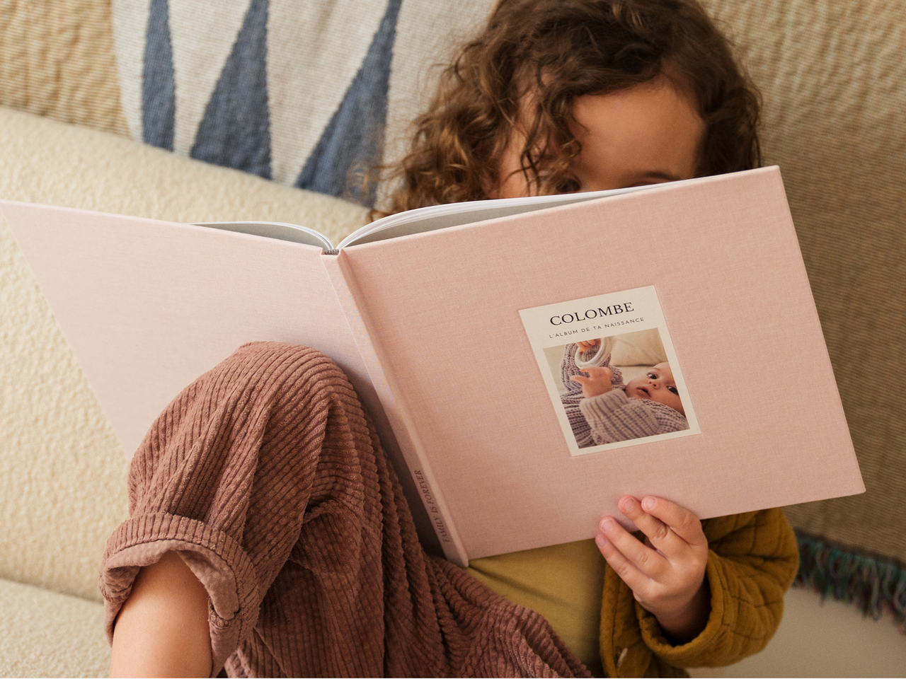 Livre photo tissu - photo embossée