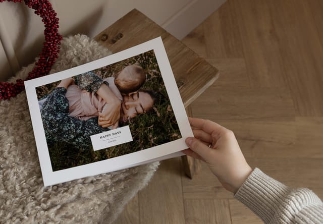 Album photo avec couverture souple