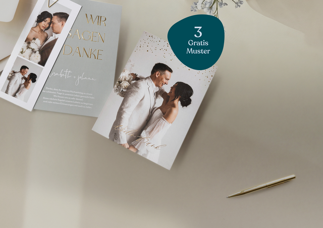 Dankeskarten Hochzeit
