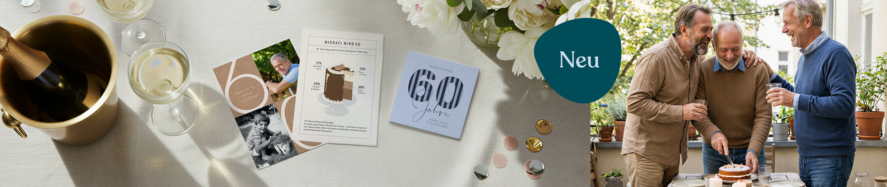 60. Geburtstagseinladungen für Männer