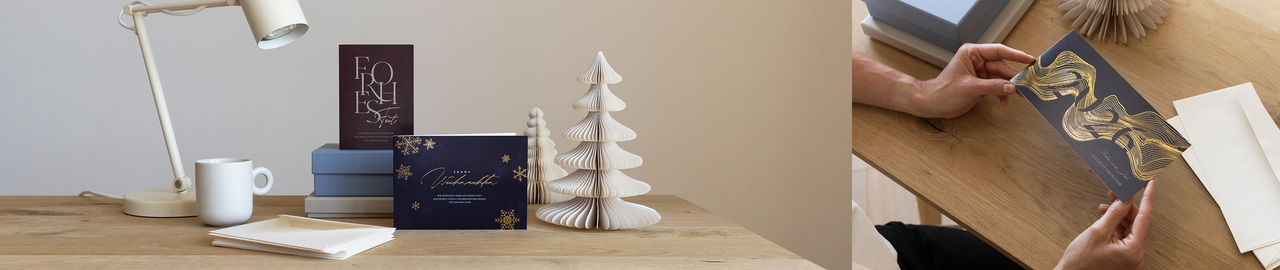 Geschäftliche Weihnachtskarten