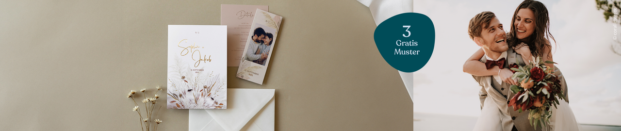 Hochzeitseinladungen boho