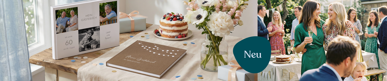Gästebücher zum Geburtstag