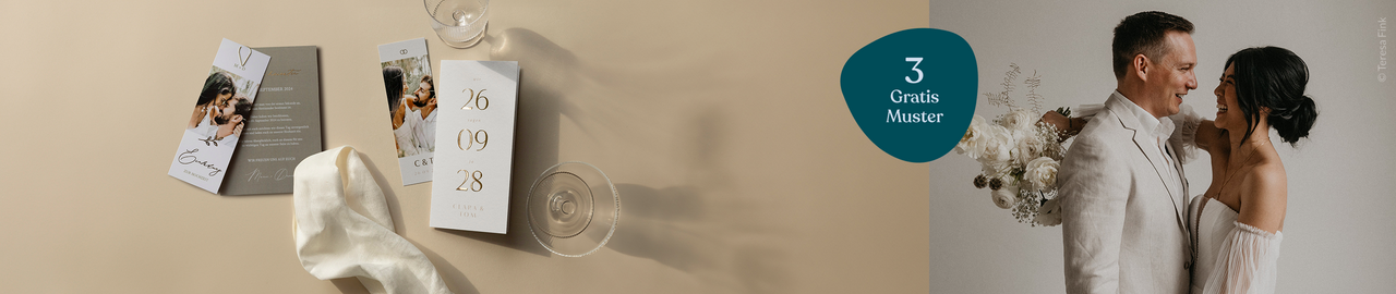 Hochzeitseinladungen mit Foto