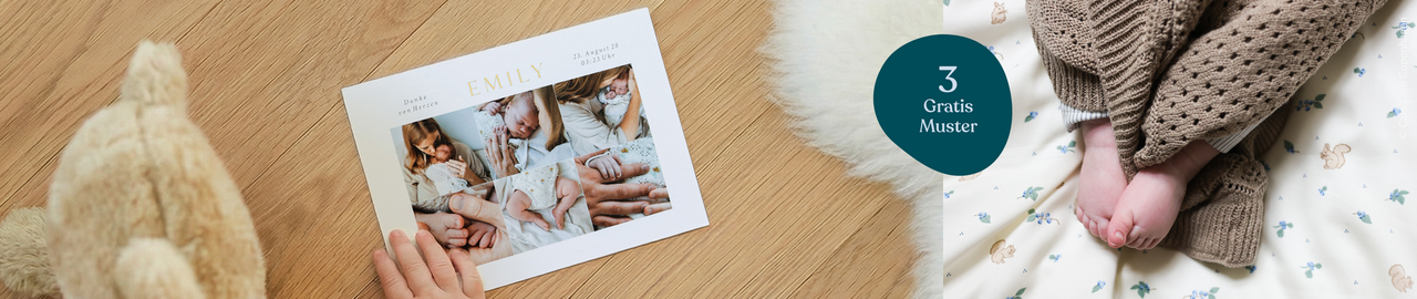 Geburtskarten Neutral