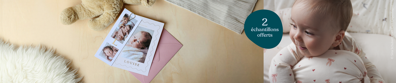 Faire-part naissance fille