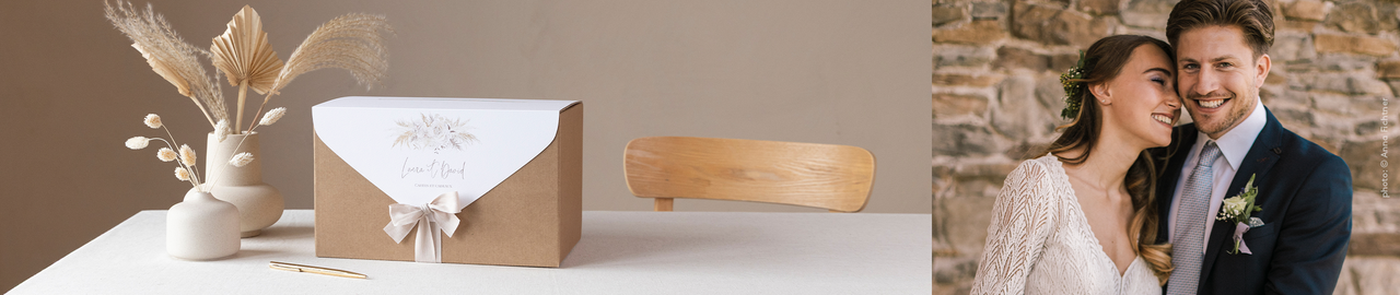 Urne mariage et boîte à cartes