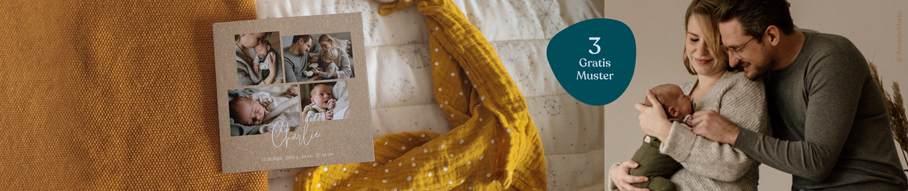 Dankeskarten zur Geburt