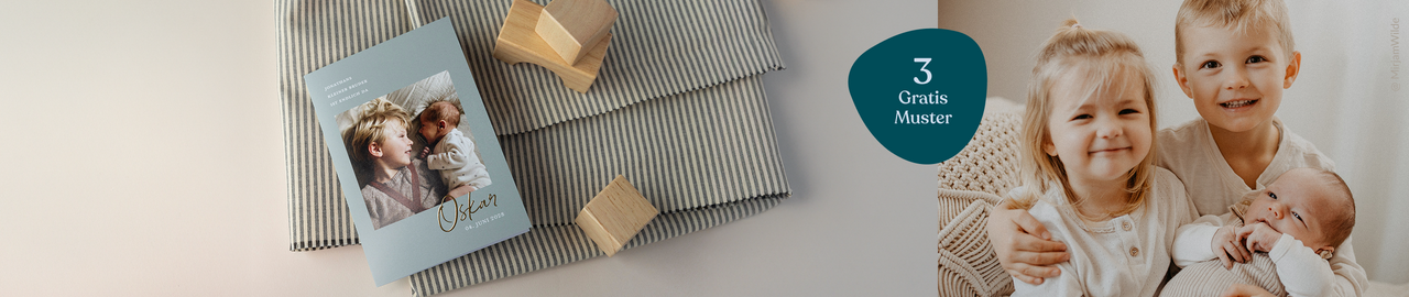 Geburtskarten Geschwister