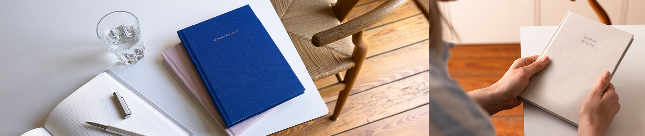 Notizbuch mit Vereledung