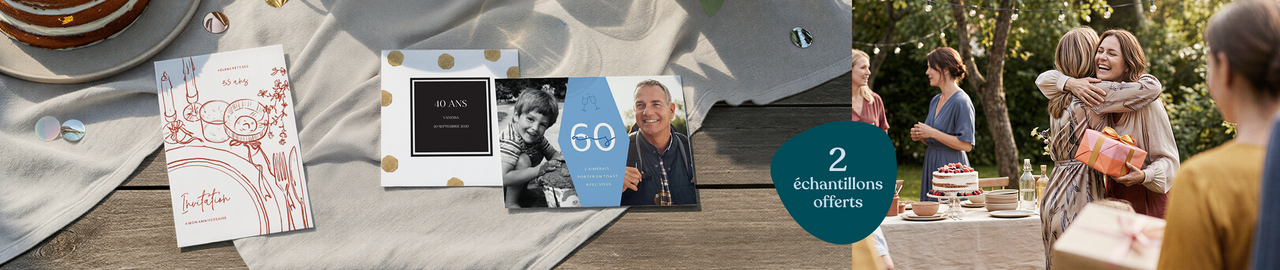 Cartes d’invitation anniversaire