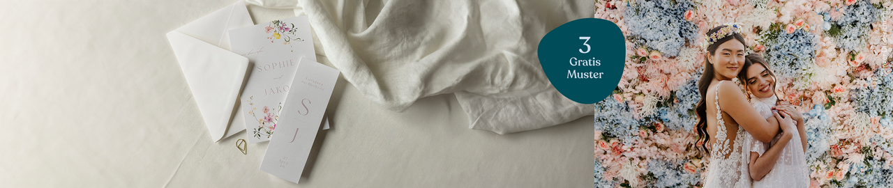 Hochzeitseinladungen floral