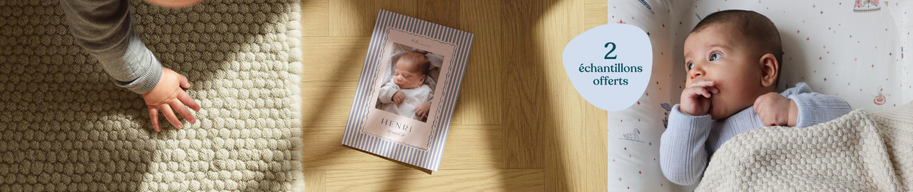 Faire-part naissance garçon