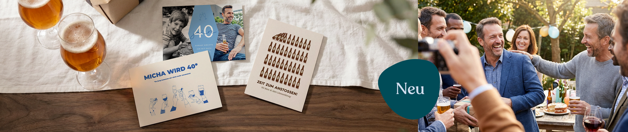 40. Geburtstagseinladungen für Männer