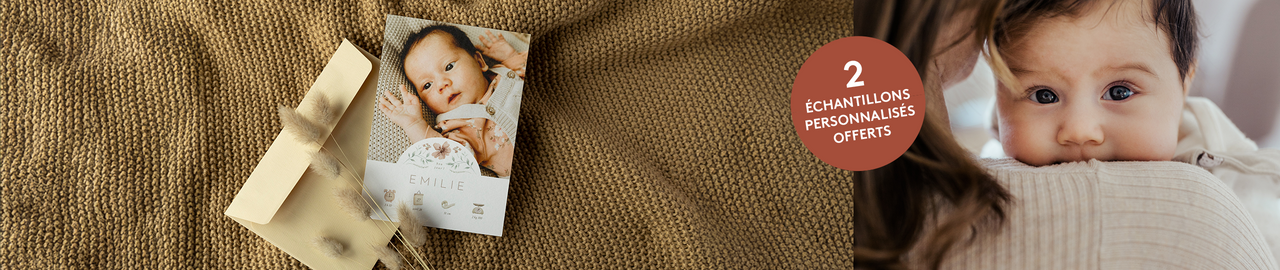 Faire-part naissance fille