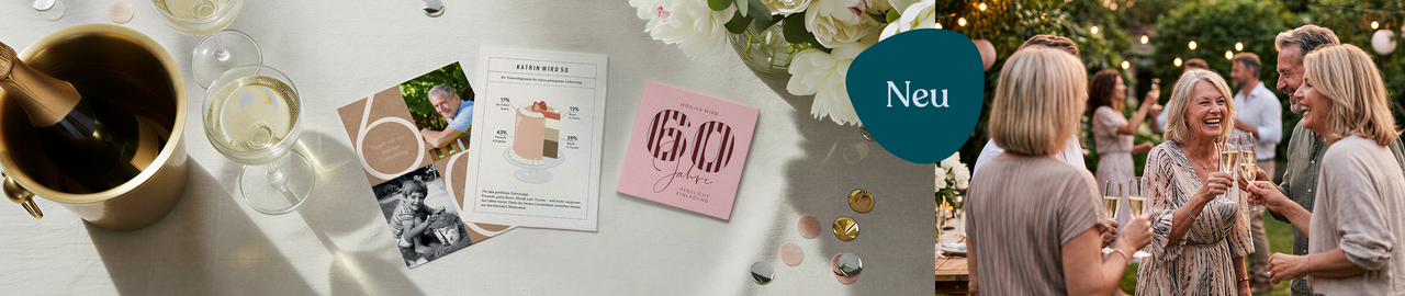 60. Geburtstagseinladungen