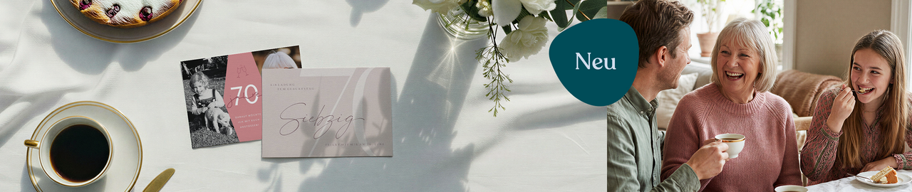 70. Geburtstagseinladungen Frau