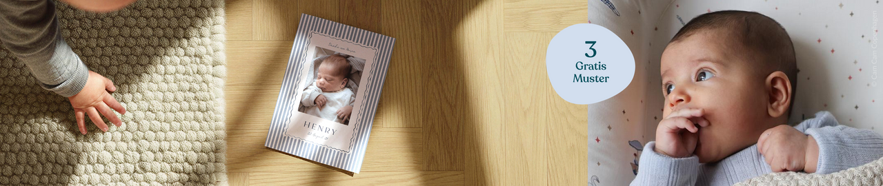 Geburtskarten Jungen