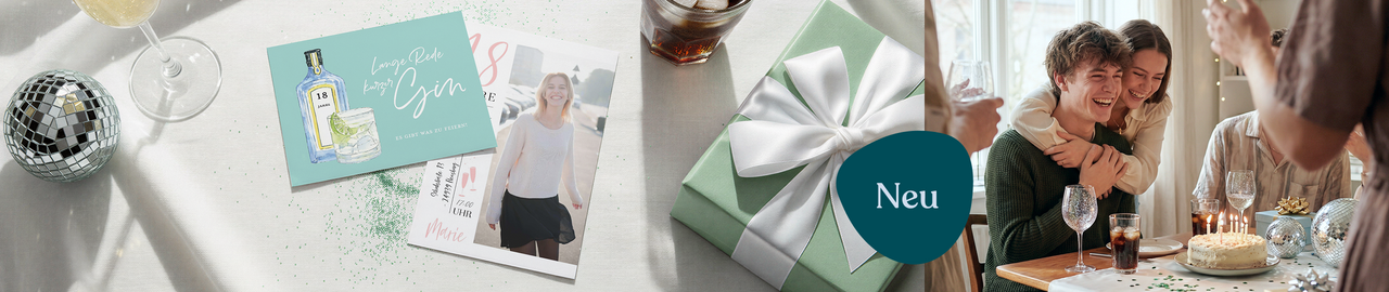 18. Geburtstagseinladungen