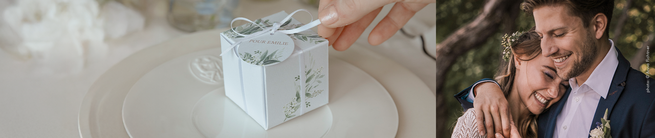 Boite à dragées mariage