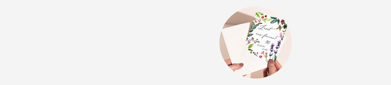 Einladung zum 90. Geburtstag selber gestalten