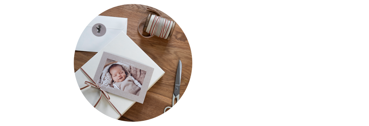 Dankeskarten zur Geburt