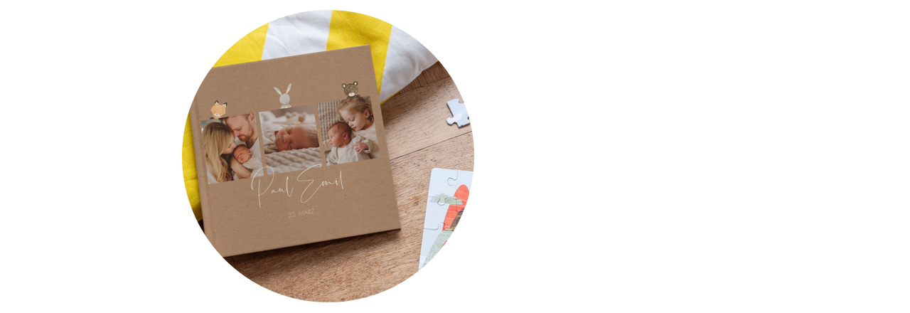 Fotobücher zur Geburt