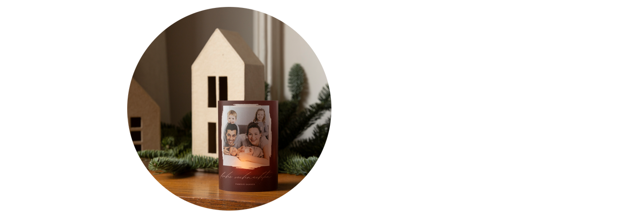 Windlicht für Weihnachten