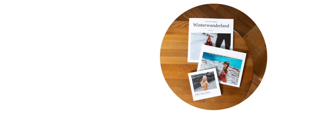 Fotobücher mit softer Bindung