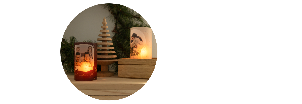 Windlicht für Weihnachten