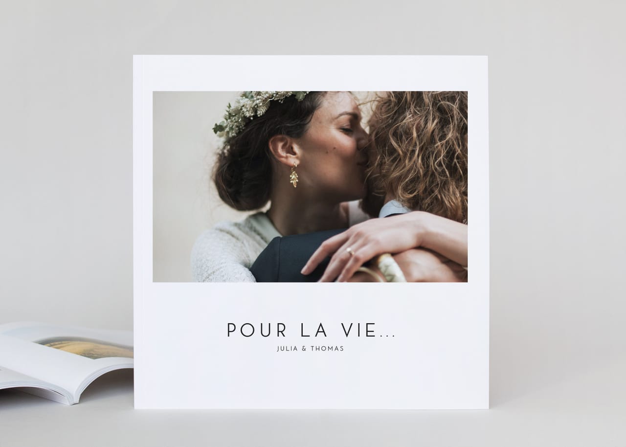 Album photo de mariage couverture souple