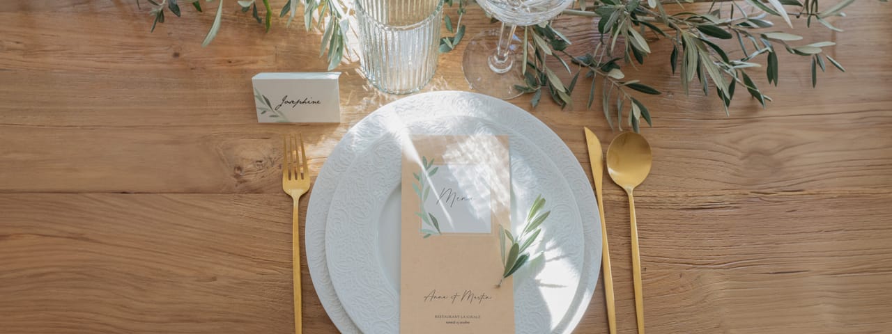 Menu de mariage
